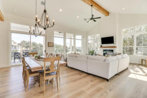 Walk to Beach Farmhouse with Lake Travis Views!